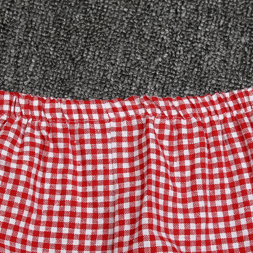 Костюм детский летний кружевной из футболки и шортов в клетку 2 цвета|children girls clothes