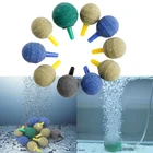 10 шт.компл. цилиндр для аквариума пруда воздушный камень для аквариума аэрация аэратор диффузор случайный цвет