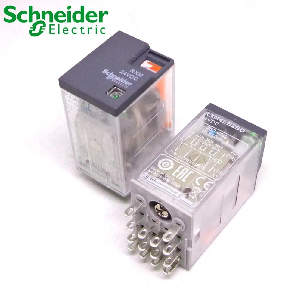 Реле Schneider RXM4LB2BD RXM4LB2P7 RXM4LB2F7 RXZE1M4C 4CO 3A 24VDC 230VAC 120VAC совершенно новое и оригинальное
