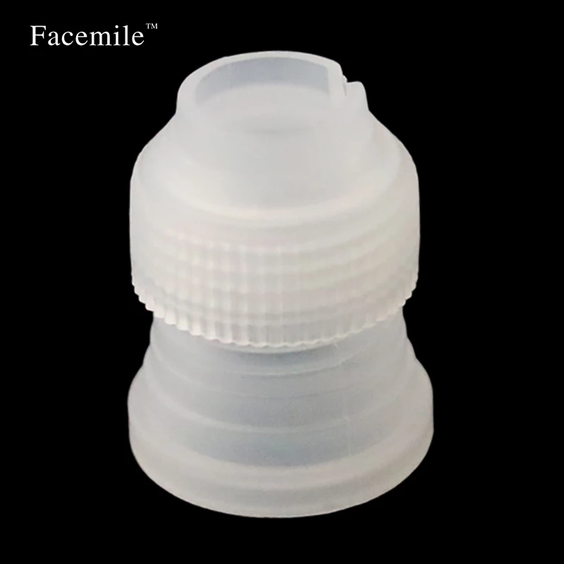 

1pcs Icing Piping Nozzles Converter Plastic Cake Sugarcraft Decorating Tools tips set coupler 02044