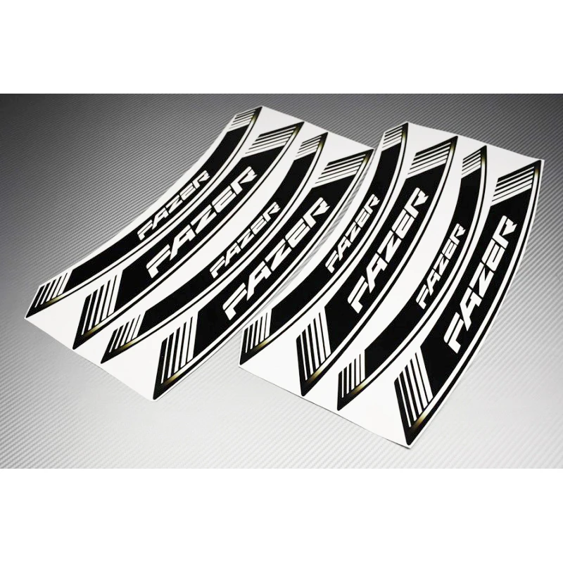 Мотоцикл 8X толстый край внешний обод наклейки в полоску колесные для YAMAHA FZ1 FZ6