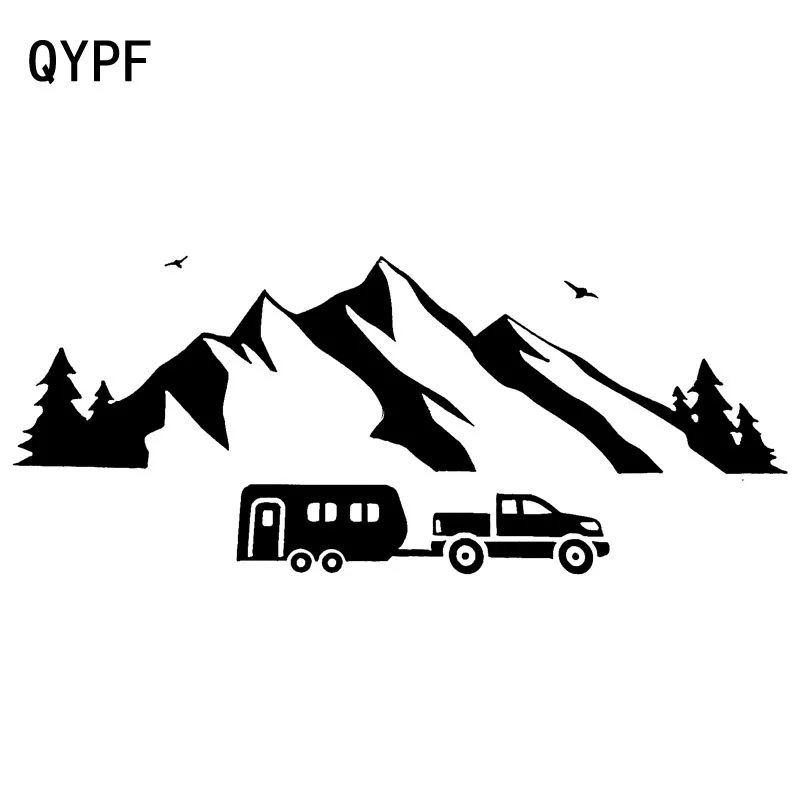 QYPF 19 8 см * 1 горная движущаяся птица летающая по линии забавная яркая Наклейка на