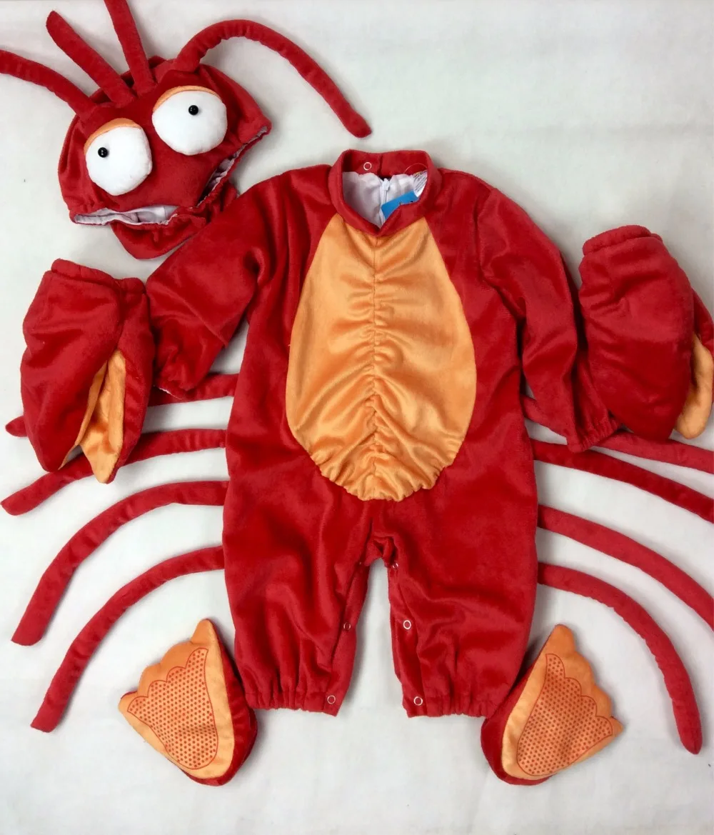 baby lobster costume funny animal costumes cosplay anime party clothes halloween | Тематическая одежда и униформа