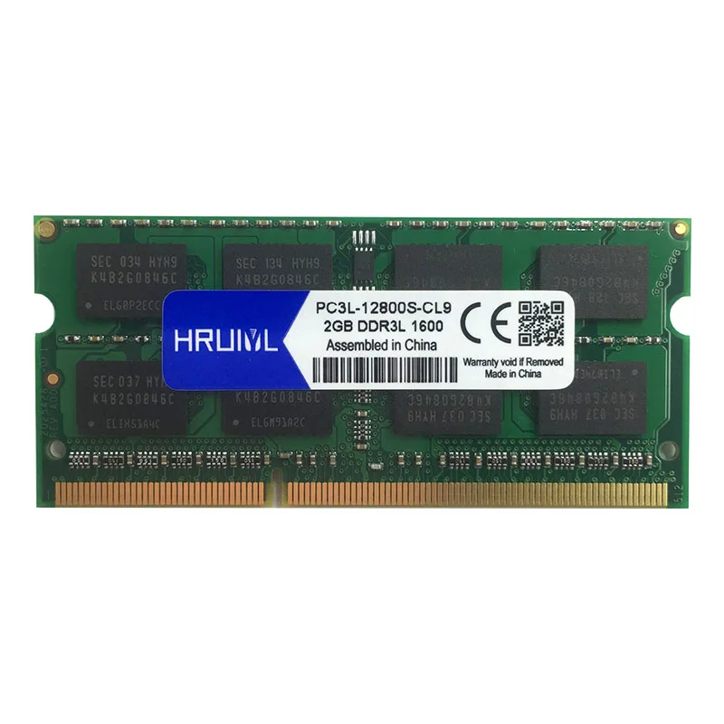 Ноутбук HRUIYL ОЗУ 2 ГБ 4 8 DDR3 1066 1333 1600 МГц DDR3L оперативная память Memoria sdram|Оперативная