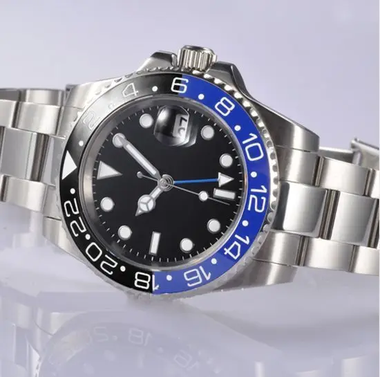 Мужские механические часы с автоматическим 24-часовым циферблатом 40 мм | Наручные