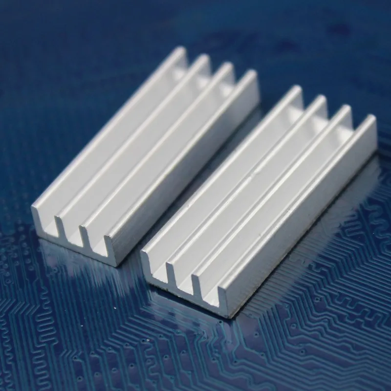 10 шт./лот 30x11x5 мм DIY CPU IC теплоотвод LED экструдированный алюминиевый радиатор |