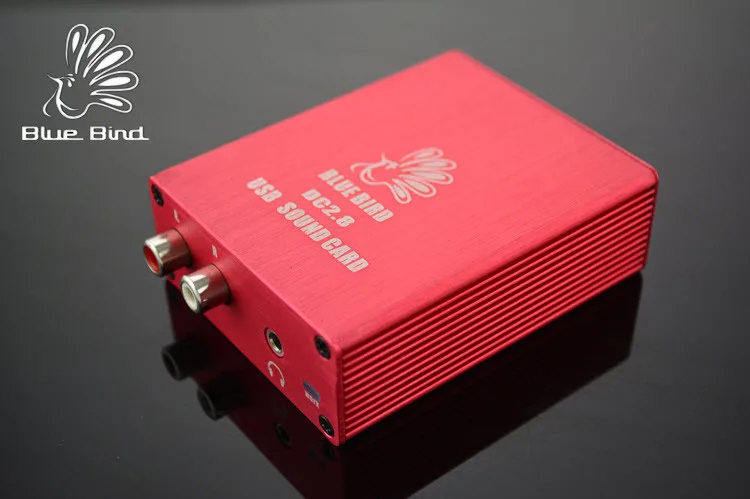 Синяя птица мини USB DAC 2.8 PCM2706 звуковая карта с наушников 3.5 мм разъем выход для пк