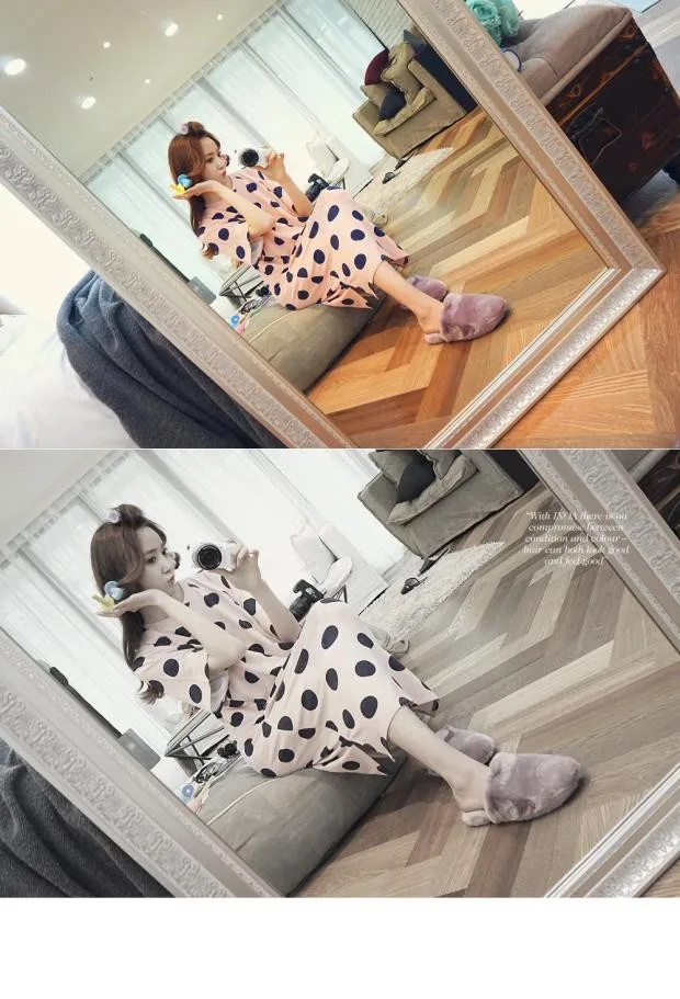 Летняя женская рубашка с коротким рукавом хлопковые ночные рубашки домашняя