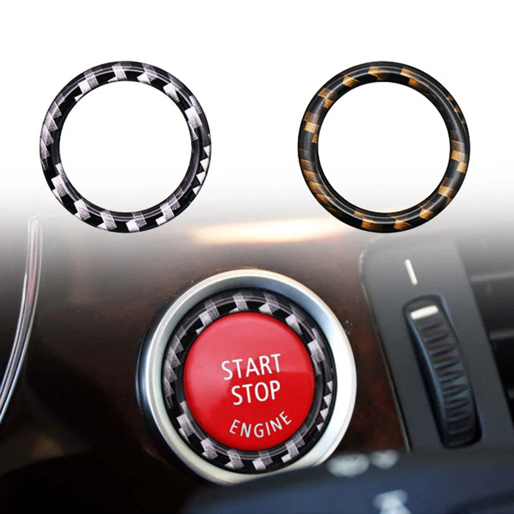 Кнопка включения выключателя двигателя автомобиля замена крышки для BMW 1 3 5 серии