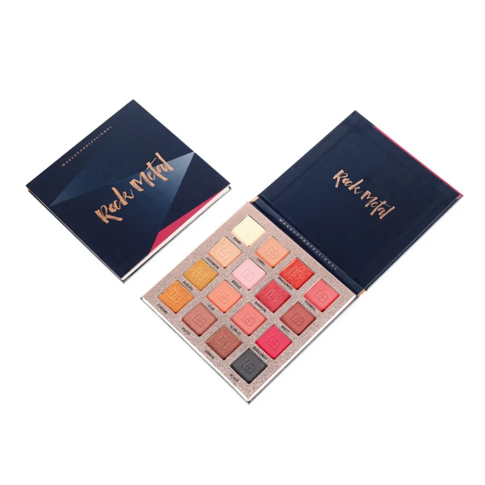 Оригинальные красивые глазурованные Новые 16 цветов блестящие матовые тени для