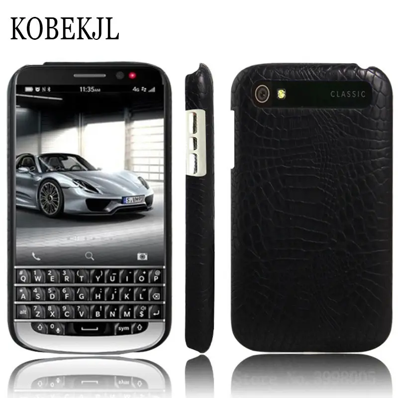Чехол для BlackBerry Q20 чехол Classic 3 5 дюйма Жесткий под кожу крокодила телефона Q