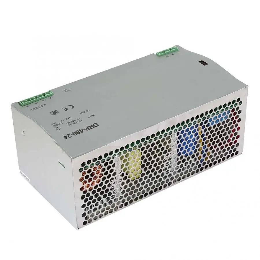 DRP 480 24 480W 24V Din Rail источник питания AC/DC импульсный питания|Импульсный питания| |
