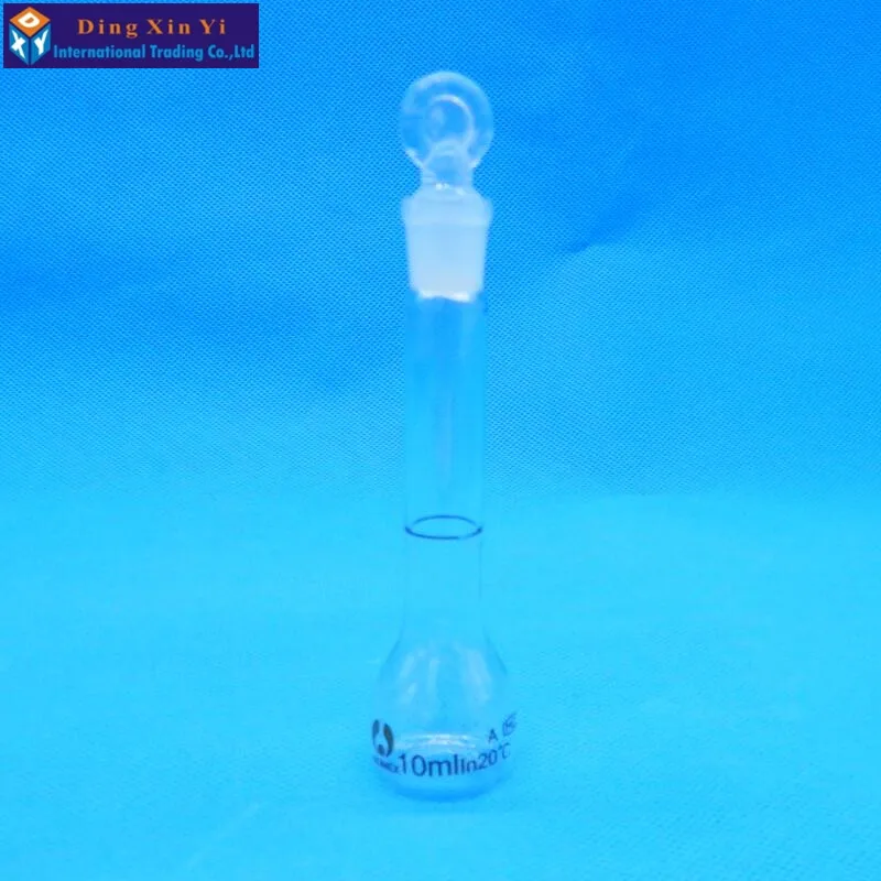 

10ml Transparent volumetric flask Constant volume bottle flint glass flask volumetric Laboratory volumetric flask