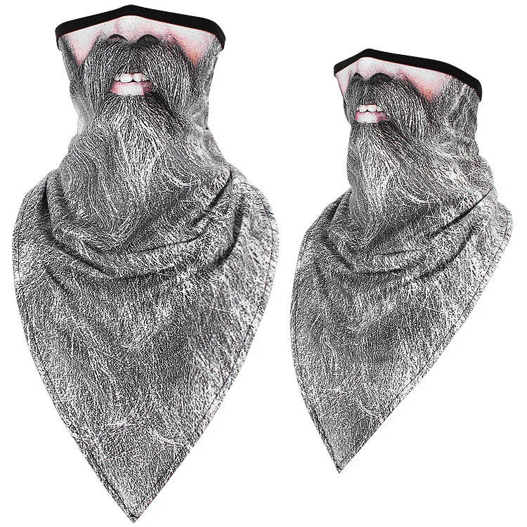 605CB Ice Silk WOSAWE, велосипедная полумаска для лица, треугольная быстросохнущая велосипедная маска, Солнцезащитная маска для альпинизма, лыжной тренировки шеи, анти-УФ, спортивная защита - Цвет: 605CB Ice Silk