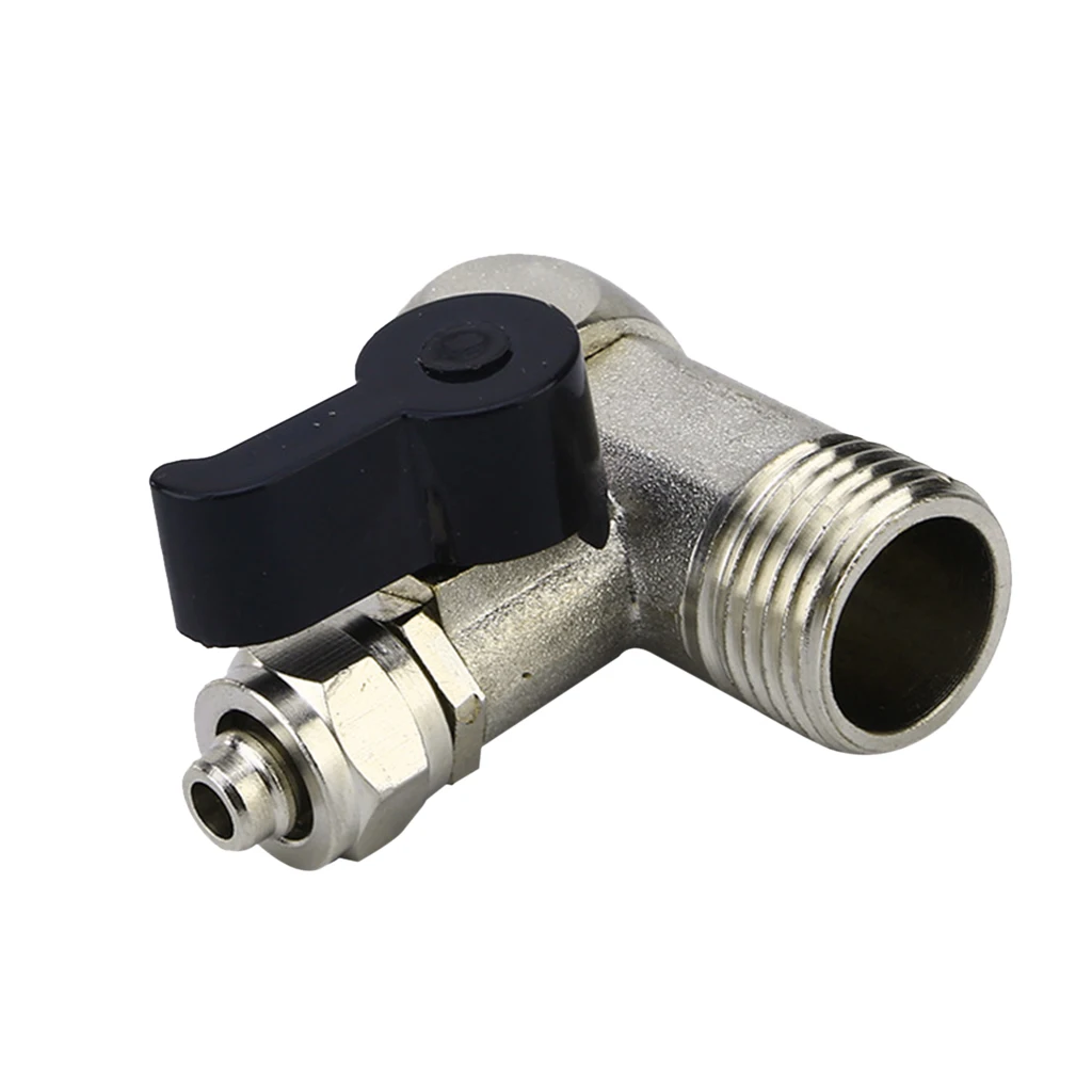 Шаровой кран с никелированным покрытием 1/2 &quotдо 3/8&quot выключатель тройник