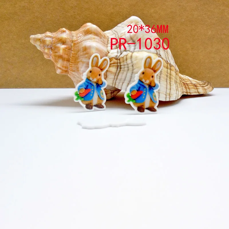 Мультипликационный кролик в стиле кавай фигурка животное лицо домашнее