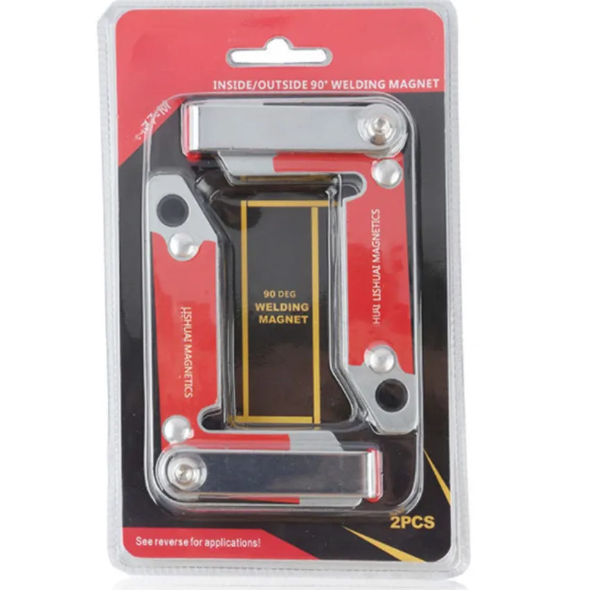 2 шт. сварочные зажимы для позиционирования под прямым углом магнитный сварочный