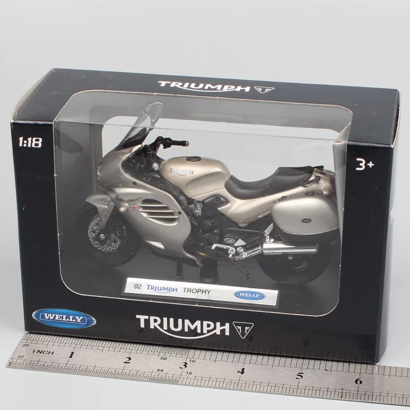 1:18 Масштаб 2002 Triumph Trophy touring мотоцикл Мотоциклы Металлические Миниатюрные модели Коллекция Подарки литые под давлением детские игрушки для мальчиков