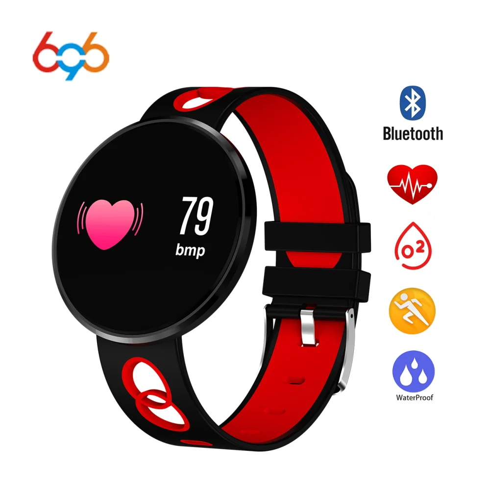 696 Waterproof Smart bracelet CF006H Bracelet Sport Wristband Fitness Tracker Heart Rate Blood Pressure Smartwatch for Apple ios |
