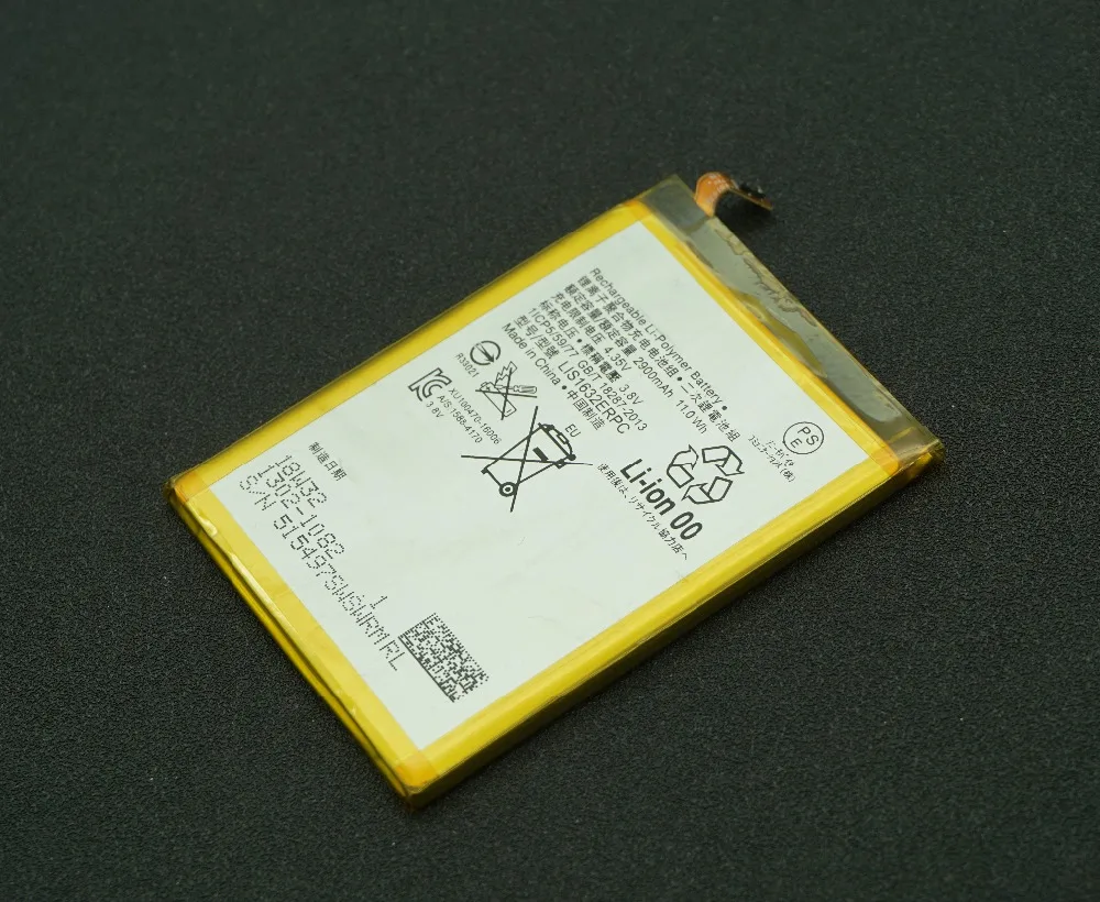 LehonS 4X Новый 2900 мАч/11.0Wh LIS1632ERPC Smart мобильный телефон Литий полимерный Батарея для