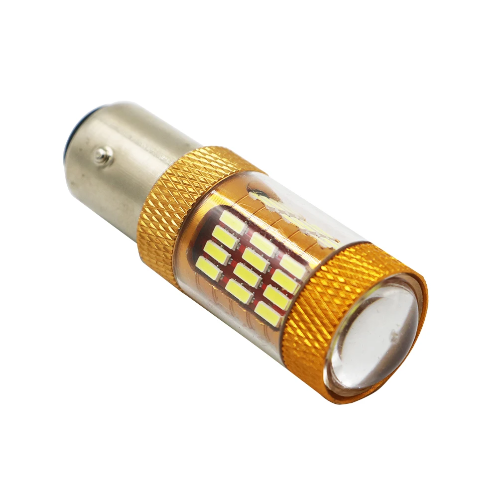 YSY 4 шт. светодиодные автомобильные лампы 1157 bay15d p21/5w 60smd 4014 фонари заднего хода DRL