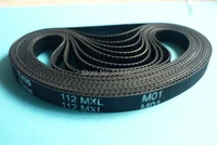 89mxl b112mxl 8mm width black synchronous timing belt for edm drilling machine parts