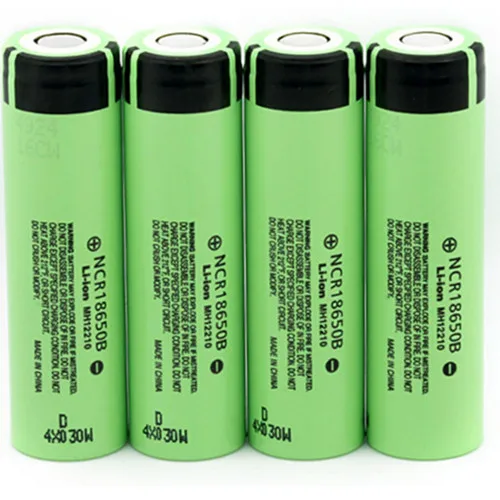 AKASO 4 шт./партия 18650 NCR18650B литий-ионный аккумулятор 3,7 в 3400 мАч для Panasonic фонарик батареи - Цвет: 4PCS