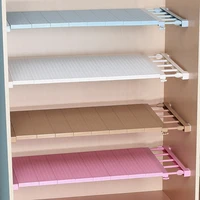 adjustable closet organizer shelf wardrobe space saving rack cabinet holders wall mounted kitchen bathroom storage rack shelf