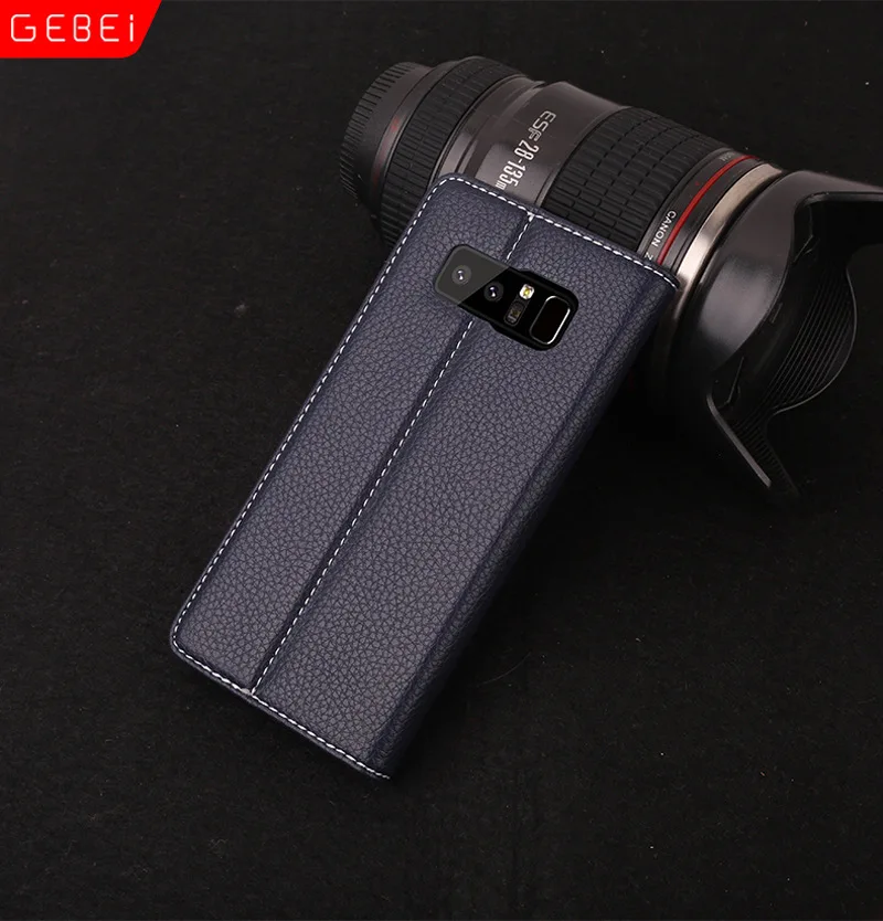 Для samsung Galaxy S8 S9 плюс Чехол Бизнес кожаный флип-чехол-подставка противоударный чехол для Apple, samsung S7 Edge Note 8 Note9 5 Чехол