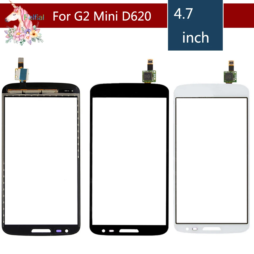 Высококачественный сенсорный экран 4 7 дюйма для LG G2 Mini D618 D620 D621 D625 дигитайзер Датчик внешнее Переднее стекло