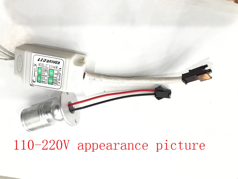 5 шт. регулируемый Шаг 1 Вт 3 светодиодный DC5 12V 110 В 220 мини поверхностный