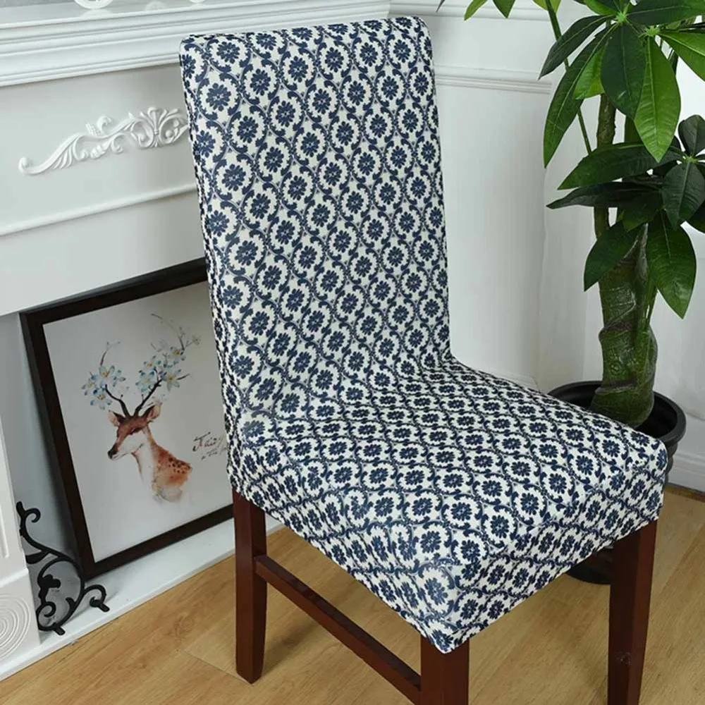 Meijuner Чехол для стула с винтажным принтом полиэстер растягивающийся эластичные