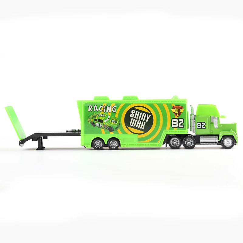 Машинки Disney Pixar Cars Mack Uncle No.82 блестящие восковые гоночные машины литые под