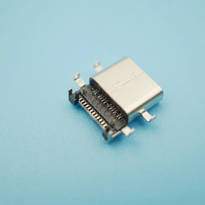 30 шт./лот 12 15 мм Тип c USB 3 1 гнездовые розетки 24Pin 90 градусов 4P DIP раковина HF 98 Шаг