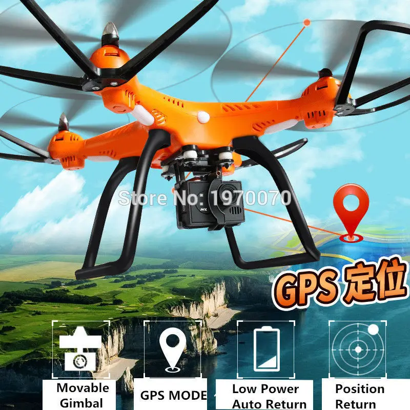 HUANQI 899C GPS Квадрокоптер Дрон вертолет Модернизированный H899 899B с 1080P экшн камерой