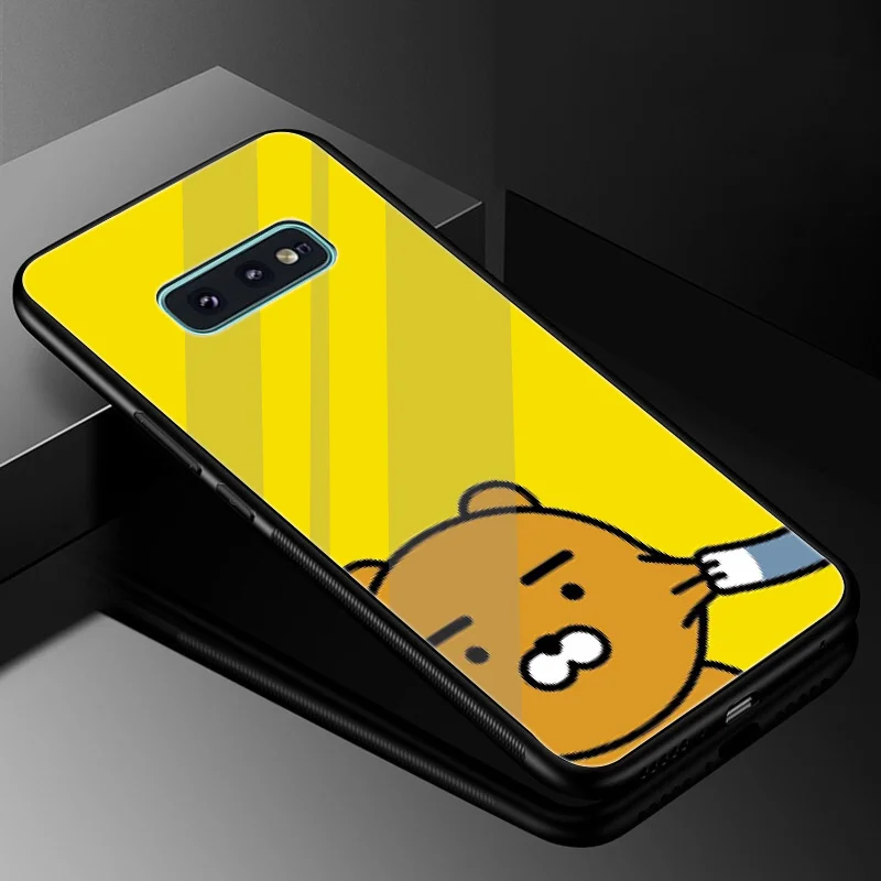Чехол из смешного какао-стекла для Samsung Galaxy Note 8 9 S10 S7 Edge S8 S9 Plus | Мобильные телефоны