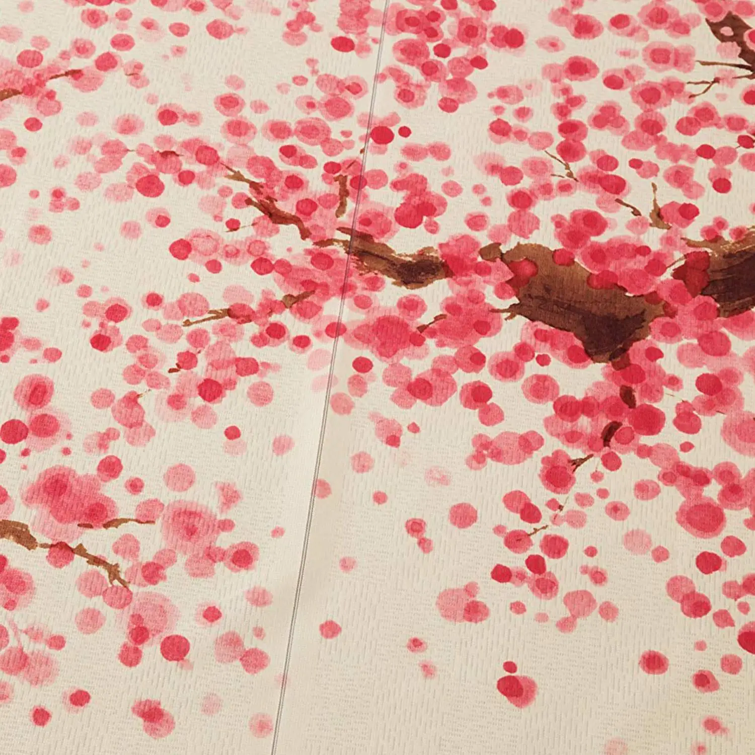 Японский стиль дверной занавес 85х150см Happy Dogs Cherry Blossom|Антистатичные дверные шторы| |