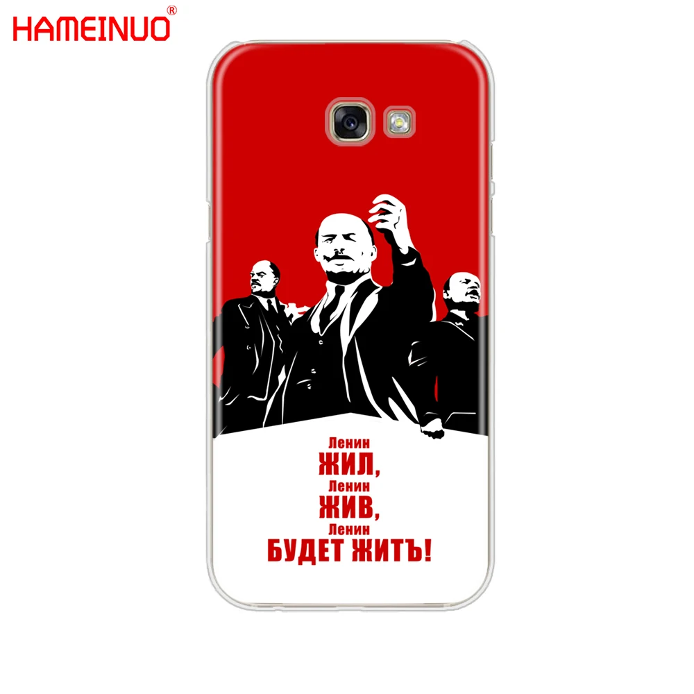 HAMEINUO lenin флаг Советского Союза чехол для сотового телефона Samsung Galaxy A3 A310 A5 A510 A7 A8 A9