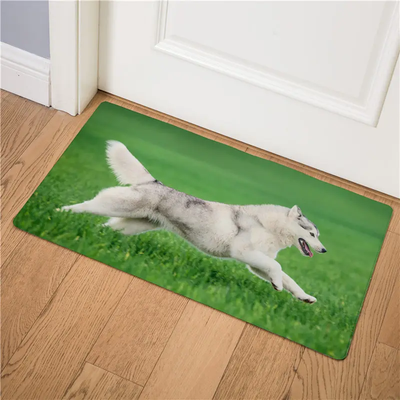 1 Siberian Husky введите дверной коврик для кухни коврик под дверь коврик на кухню коврик для дома домашние Нескользящие коврики для ванной приветственные напольные коврики - Цвет: 1