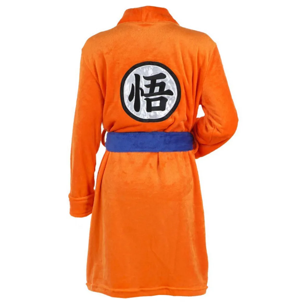 Купальный халат для взрослых с рисунком Dragon Ball, косплей, какаротто, купальный халат, плюшевый халат высокого качества для взрослых