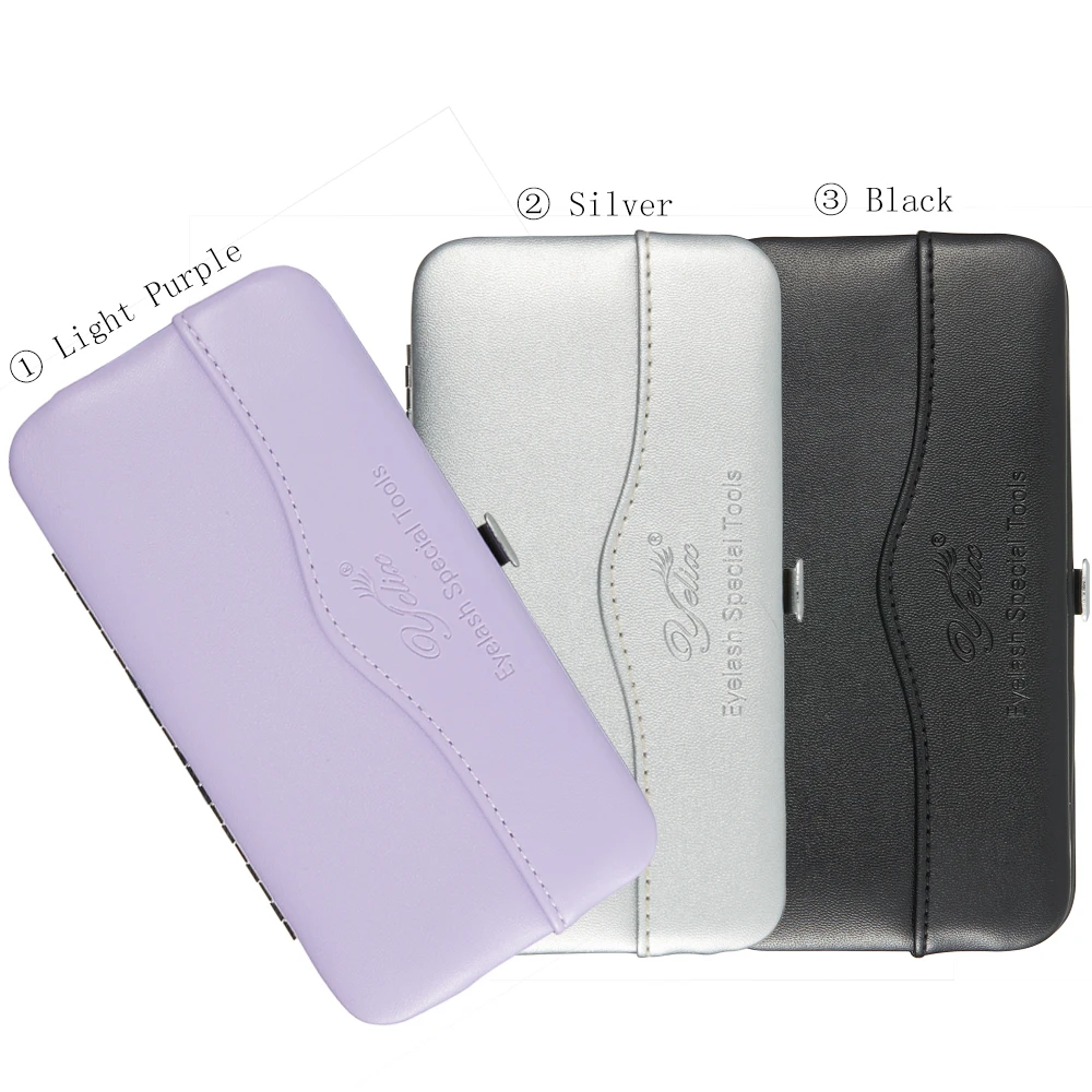 Eyelash Extension Tweezers Box Lashes Extensions Tools Bag Eyelashes Kit Cosmetic Case eyelash case makeup 9 colors | Красота и