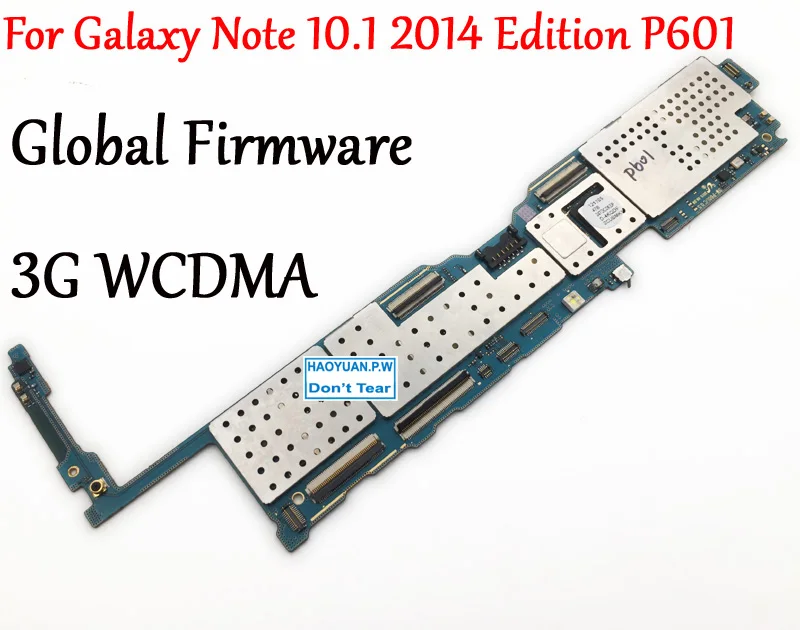 Протестированная Полная работа разблокировка материнская плата для samsung Galaxy Note 10,1 Edition P601 SM-P601 WCDMA логическая схема электронная панель