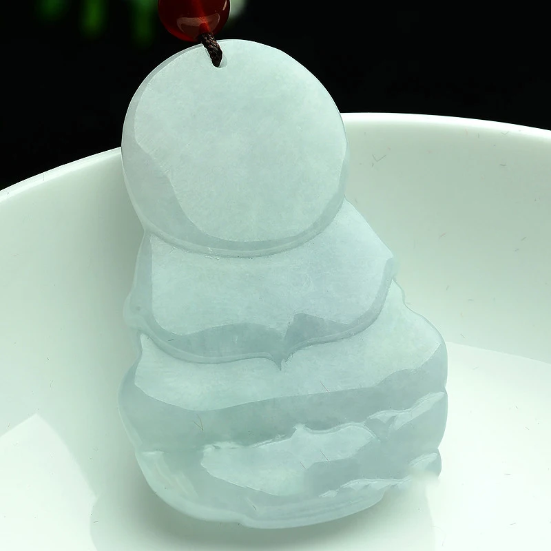 Натуральный камень из Мьянмы подвески Guanyi ожерелье на удачу тонкая резьба