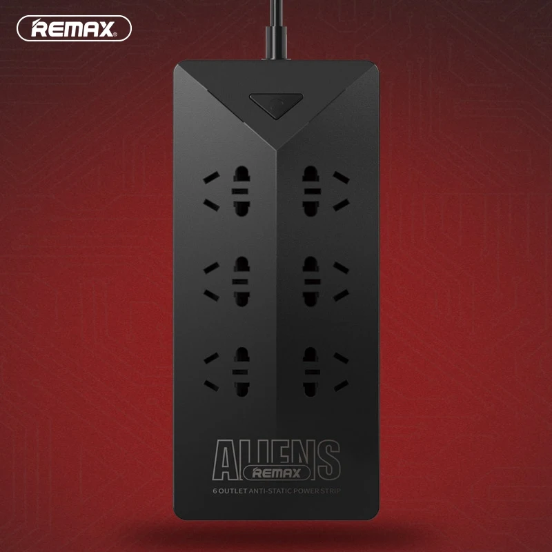 Оригинальный remax RU-S4 Интеллектуальный 4.2A электрический блок питания розетка с 6