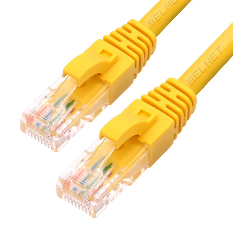 Сетевой Ethernet Кабель BELNET RJ45 Cat5E соединительный шнур Lan 100 Мбит/с UTP неэкранированный