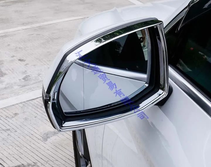 Для Audi Q5 ABS Хромированная Зеркало заднего вида дождевое приспособление лезвия Автомобильное зеркало заднего вида для бровей