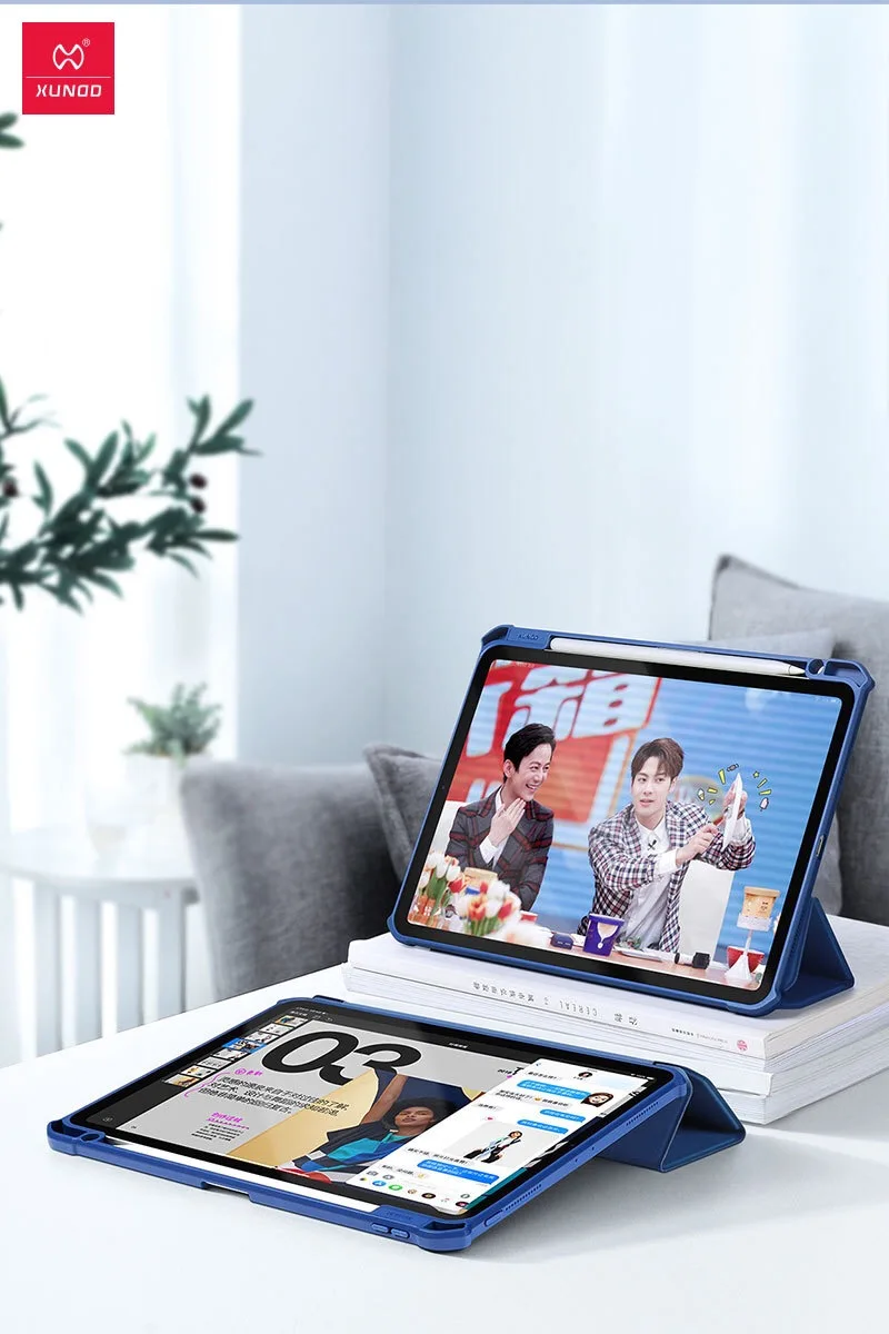 Xundd защитный чехол для iPad Pro 12,9 анти-падение Смарт Магнитный карандаш с держателем ручки ТПУ силиконовый чехол для продажи