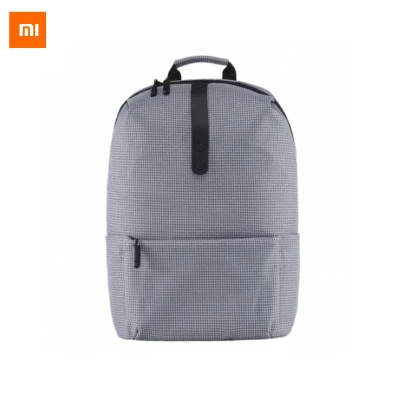 Модный школьный рюкзак Xiaomi 600D полиэстер прочный водонепроницаемый костюм для 15,6 дюймового ноутбука компьютера