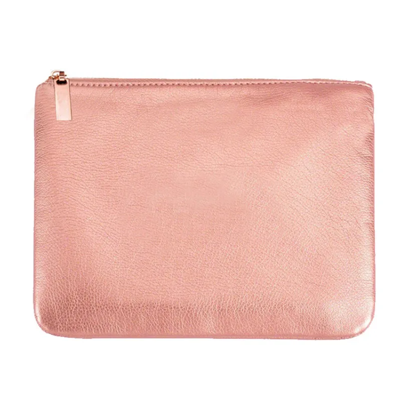 Pink L 1 шт. набор кистей для макияжа в сумочке чехол держатель для женщин лицо глаза косметическая кисточка Cluth кошелек из искусственной кожи сумки Органайзер контейнер на молнии - Цвет: Pink L