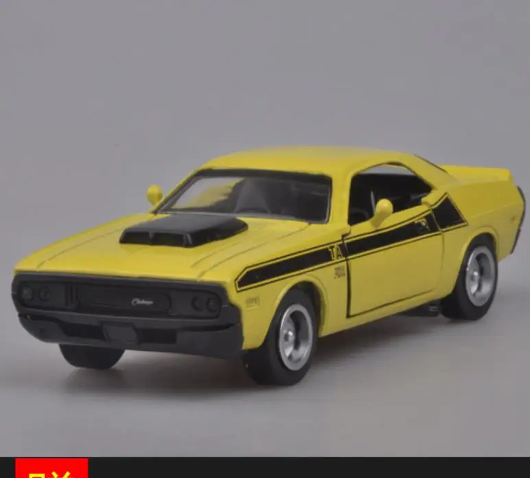1: 32 передовые модели автомобилей из сплава, высокая моделирования Dodge Challenger модели автомобилей, металлические литья, игрушечные транспортные средства